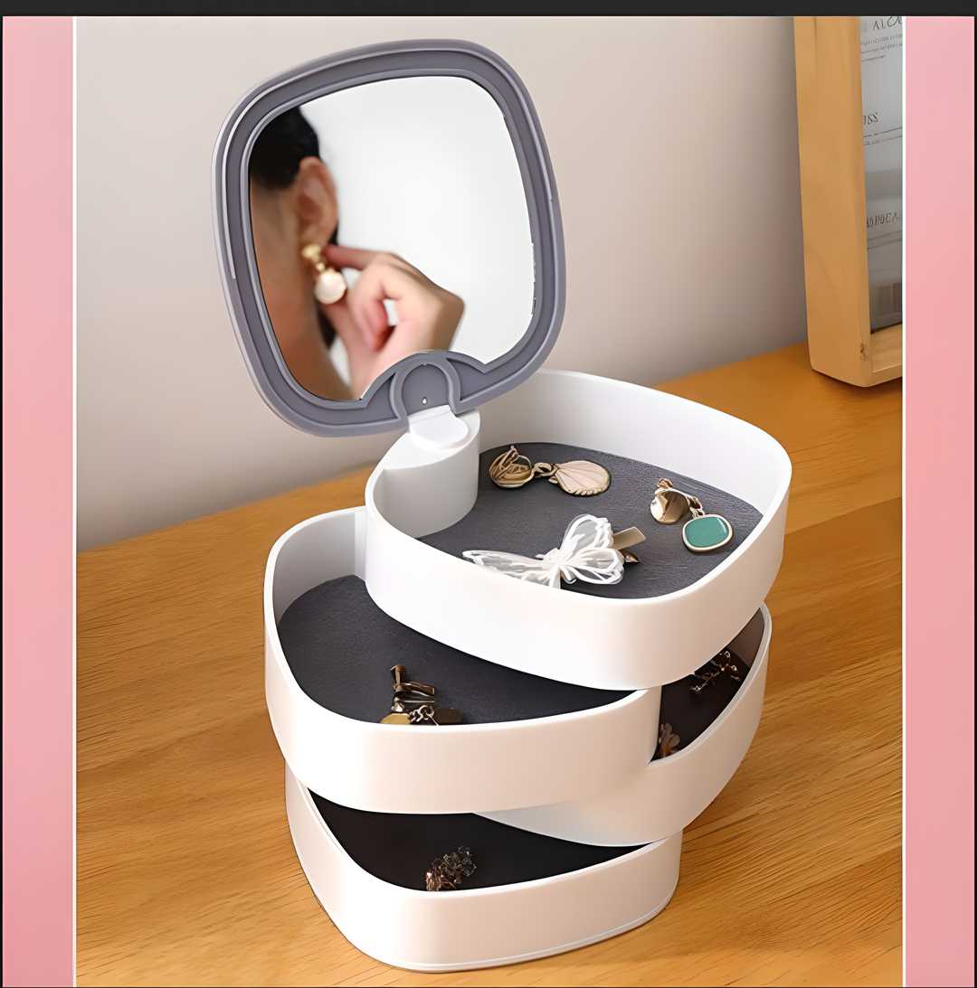 Rotating Jewellery Organizer Box